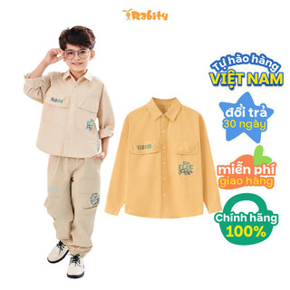 Áo sơ mi dài tay bé trai Rabity 812.003