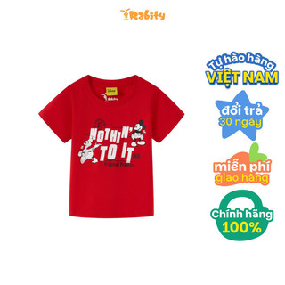 Áo thun ngắn tay Mickey và Donald bé trai Rabity 500040