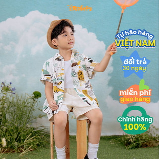 Áo sơ mi ngắn tay bé trai Rabity 902.011