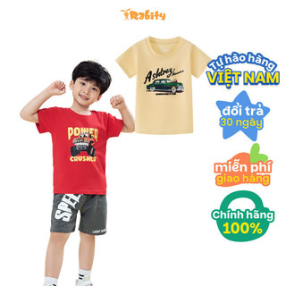 Áo thun ngắn tay bé trai Rabity 93118