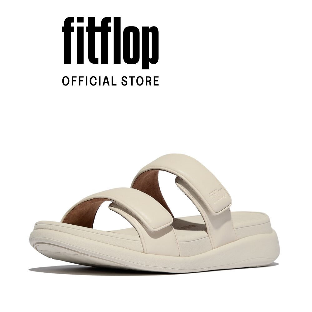 Dép Xăng Đan Nữ FitFlop F-MODE Go Có Thể Điều Chỉnh Đế Cao Hai Quai - Beige - FON - IW2-A99