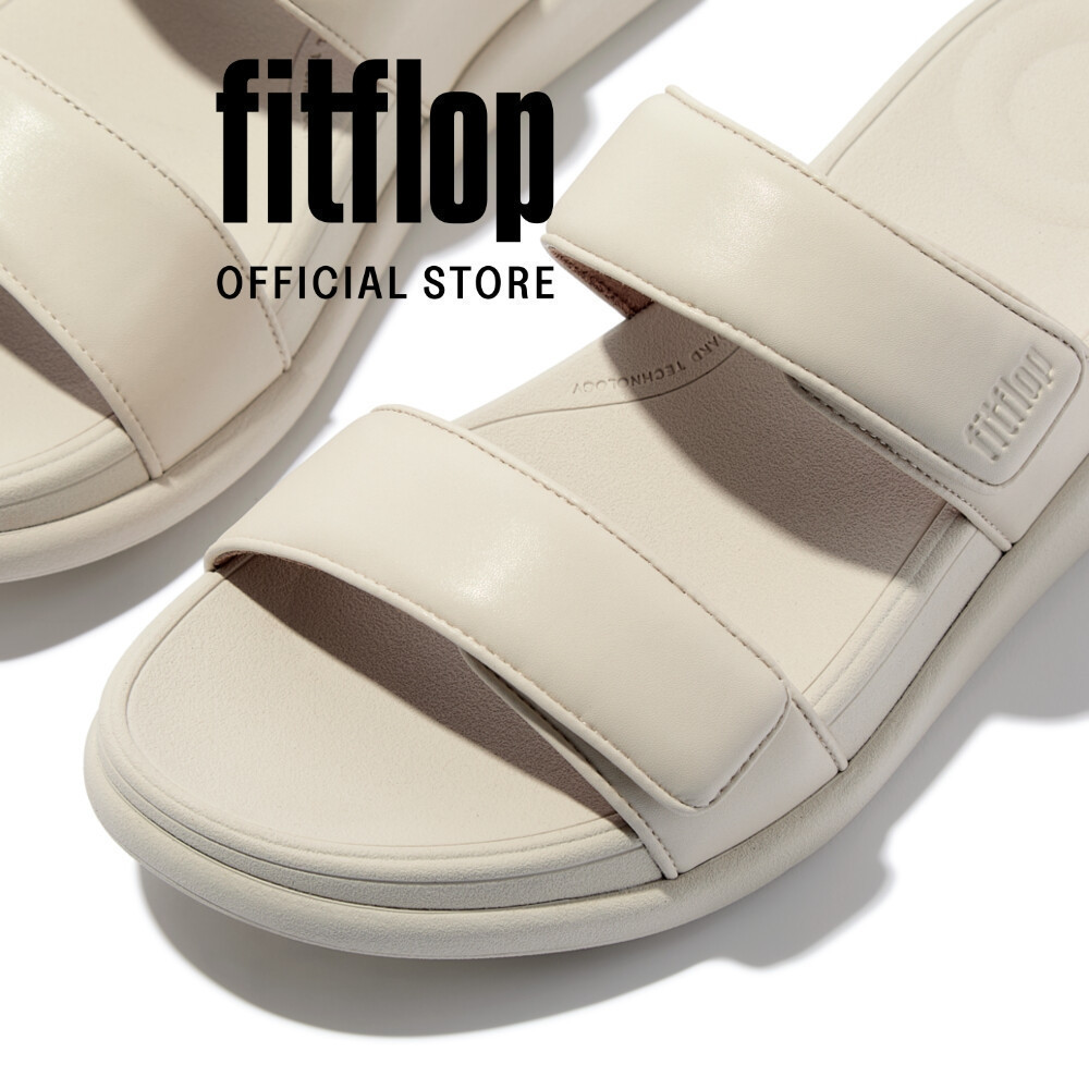 Dép Xăng Đan Nữ FitFlop F-MODE Go Có Thể Điều Chỉnh Đế Cao Hai Quai - Beige - FON - IW2-A99