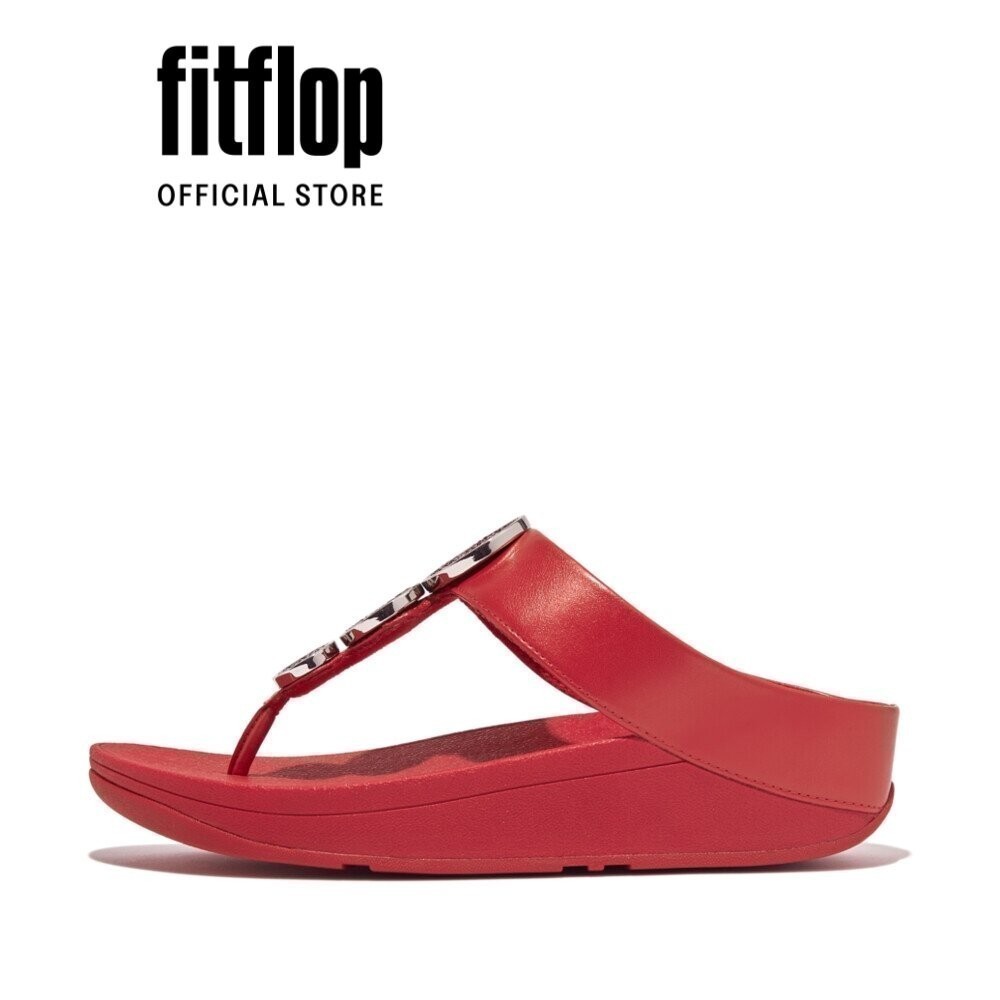 Dép Xỏ Ngón Nữ FitFlop HALO - MetallRed - FL12 - HJ1-A97