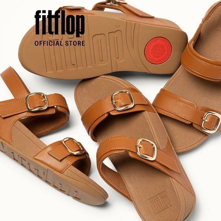 Dép Quai Ngang Nữ FitFlop LULU - Light Tan - FOT - ES7-592