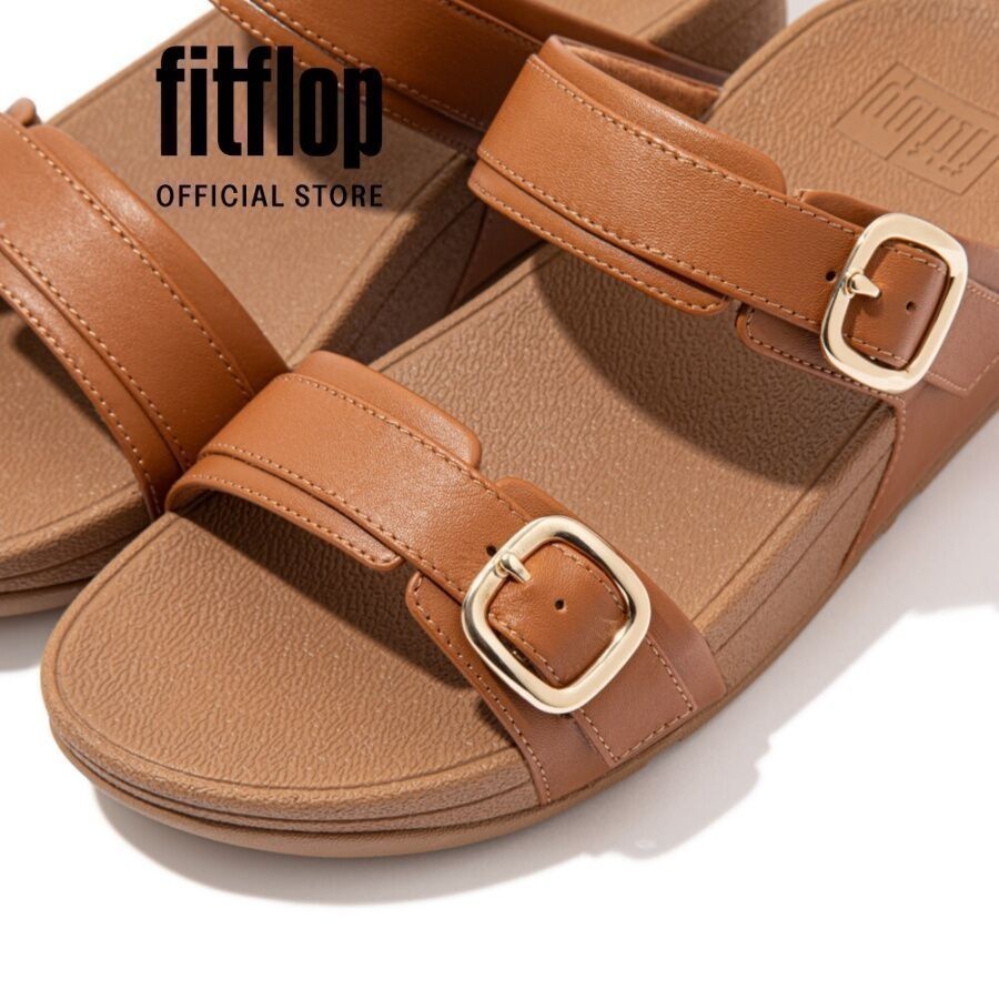 Dép Quai Ngang Nữ FitFlop LULU - Light Tan - FOT - ES7-592