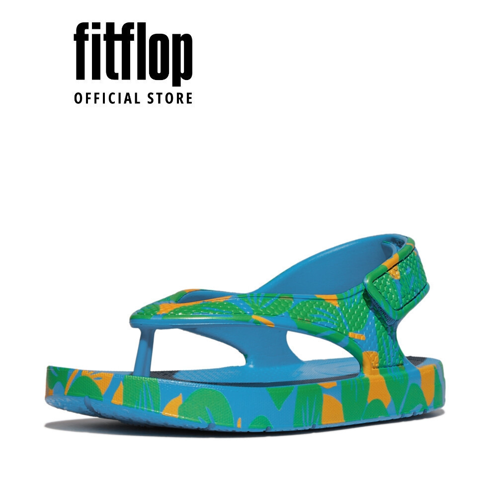Dép Xỏ Ngón Trẻ Em FitFlop iQUSHION - Beach Blue - FON - JC5-C87