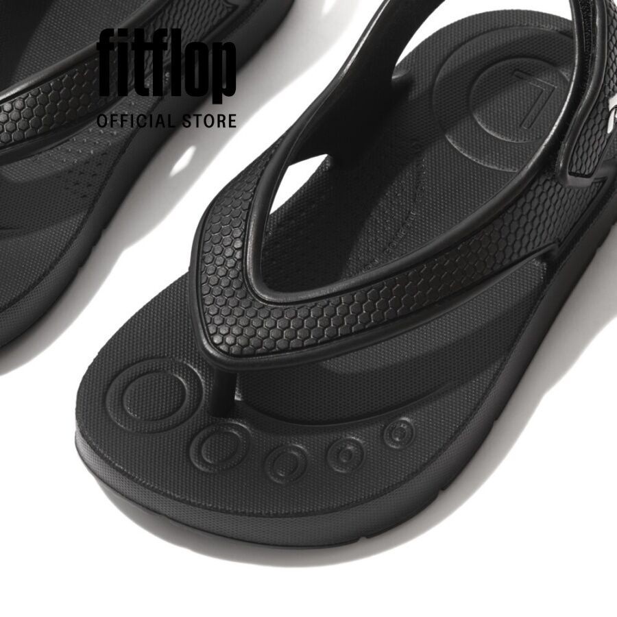 Dép Xỏ Ngón Trẻ Em FitFlop IQUSHION - Black - FOF - FP6-001