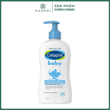 [DAILY] Sữa Tắm Gội Cetaphil Dịu Lành Cho Bé 400ml Hasaki Sản Phẩm Chính Hãng
