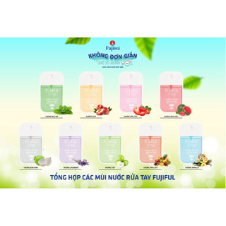 Nước rửa tay diệt khuẩn dưỡng da công nghệ Nhật Bản Fujiful 45ml - Xịt rửa tay khô, nhỏ gọn tiện lợi đem theo mọi nơi