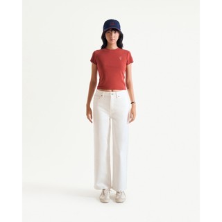 Quần Denim Nữ Trơn Form Straight - Routine 10S25DPAW002