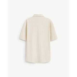 Áo Sơ Mi Nam Ngắn Tay Vải Nylon Phối Túi Form Loose - Routine 10S25SHS008