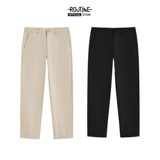 Quần Khaki Dài Nam Cotton Trơn Form Slim - Routine 10F24PCA004R1
