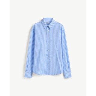 Áo Sơ Mi Nam Tay Dài Vải Kẻ Sọc Form Loose - Routine 10S25SHL009