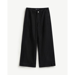 Quần Denim Nữ Rã Sườn Form Wide Leg - Routine 10S25DPAW013