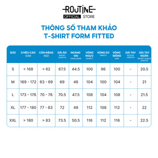 Áo Thun Nam Tay Ngắn Vải S.Cafe Form Fitted - Routine 10F24TSS002R1