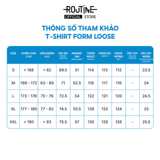 Áo Thun Tay Ngắn Vải S Cafe Thêu Form Loose - Routine 10F24TSS086R1