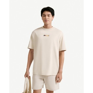 Áo Thun Tay Ngắn Vải S Cafe Thêu Form Loose - Routine 10F24TSS086R1