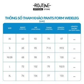 Quần Jeans Nữ Trơn Ống Đứng Form Wide Leg - Routine 10F24DPAW009R1