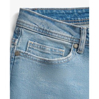 Quần Jeans Nam Trơn Form Slim Cropped - Routine 10F24DPA036