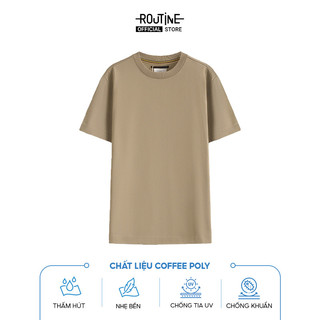 Áo Thun Nam Tay Ngắn Vải S.Cafe Form Fitted - Routine 10F24TSS002