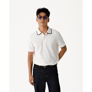 Áo Polo Ngắn Tay Vải S.Café Phối Cổ Form Fitted - Routine 10S25POL004