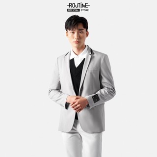 Áo Vest Blazer Nam Phối Cổ Form Fitted - Routine 10F22VES005