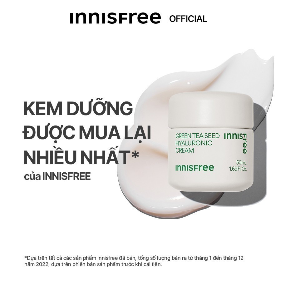 INNISFREE X Bộ đôi Serum Trà Xanh cấp ẩm sâu, phục hồi da với Probiotics 80mL và Kem dưỡng ẩm trà xanh 50ml
