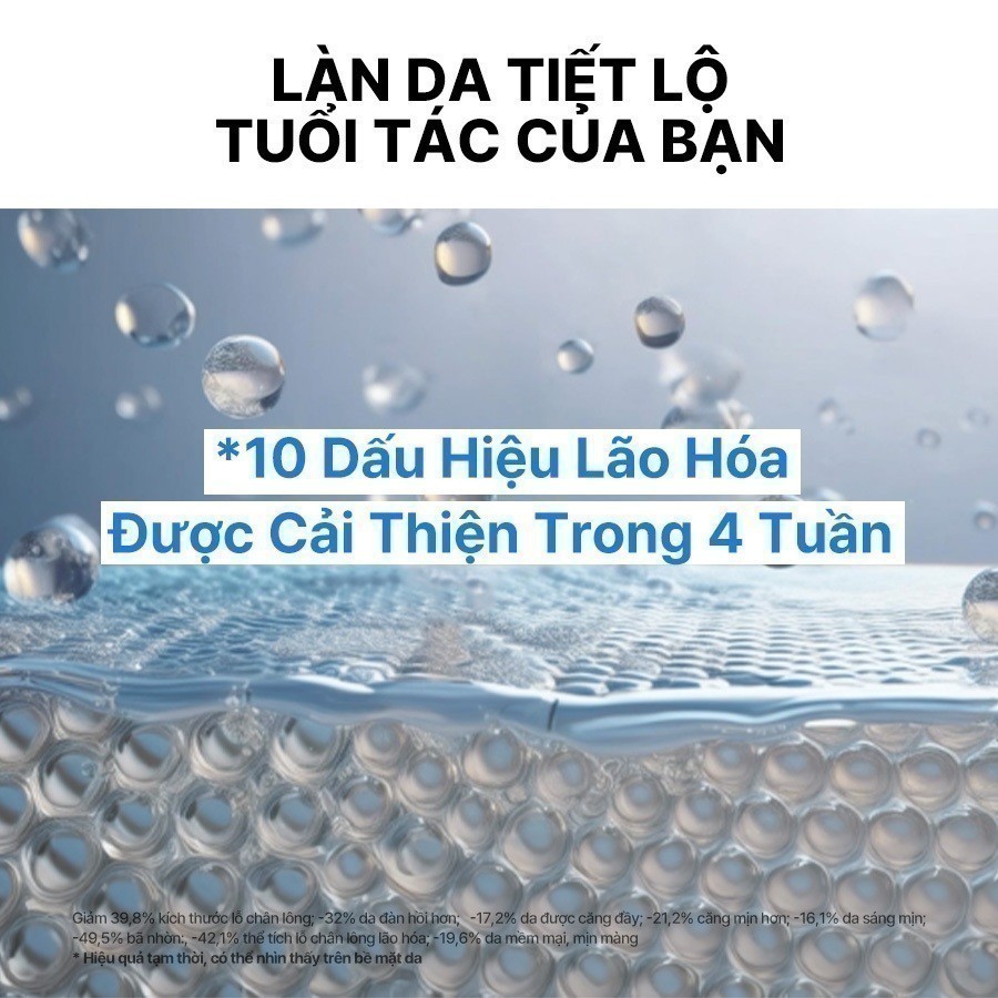(Quà tặng không bán) Serum Retinol PDRN tế bào gốc trà xanh cho da căng bóng, đàn hồi 5ml