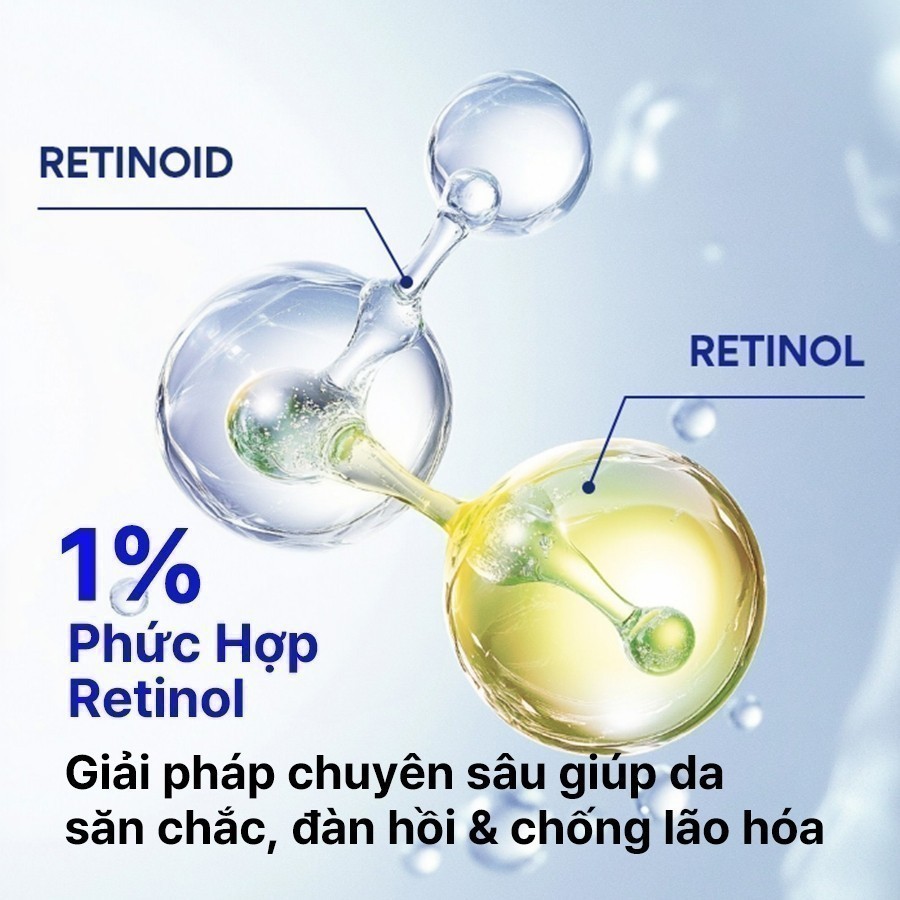 (Quà tặng không bán) Serum Retinol PDRN tế bào gốc trà xanh cho da căng bóng, đàn hồi 5ml