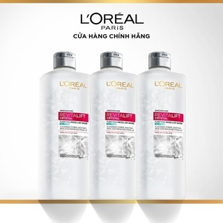 Bộ 3 Nước tẩy trang đa năng 3-in-1 giúp làm sạch da L'Oreal Paris Micellar 400ml