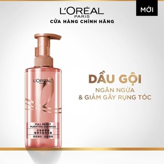 Dầu Gội Ngăn Ngừa, Giảm gãy Rụng Tóc Giúp Tóc Chắc Khỏe  L’Oreal Paris Elseve Full Resist Anti Hair Fall Shampoo 440Ml
