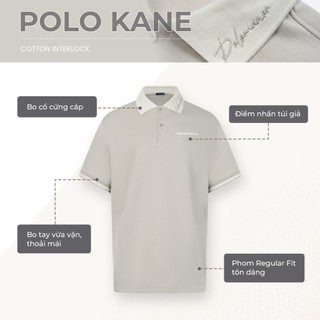 Áo polo nam cao cấp KANE, BST Summer Manor, Vải cá sấu Cotton Interlock sang trọng - POLOMANOR