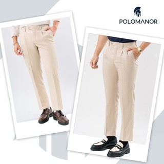 [DEAL SIZE 29] Quần dài tây nam CLASSIC PANTS, BST Social Circle vải tây cao cấp, kiểu dáng xếp li - POLOMANOR