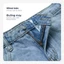 Quần jean nam ống rộng POLOMANOR, BST THE REAL JEANS, form Straight thoải mái, dễ mặc dễ phối