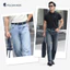Quần jean nam ống rộng POLOMANOR, BST THE REAL JEANS, form Straight thoải mái, dễ mặc dễ phối