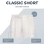 Quần short tây nam CLASSIC SHORT, BST Social Circle vải tây cao cấp, kiểu dáng xếp li - POLOMANOR
