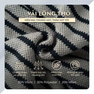 [DEAL SIZE XXL] Áo thun nam cổ tròn cao cấp HORIZ, BST FALL WINTER, vải dệt kim, sang trọng POLOMANOR