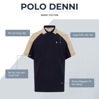 [DEAL SIZE M, XXL] Áo polo nam DENNI, vải cá sấu cotton interlock cao cấp, thanh lịch sang trọng - POLOMANOR