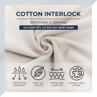 [BEST SELLER] Áo polo nam BASIC SYMBOL, POLO QUỐC DÂN vải cá sấu cotton interlock - POLOMANOR