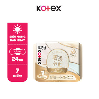 Combo 2/Combo 5/Băng Vệ Sinh Kotex Nhập Khẩu Cicada Siêu Mỏng Cánh 24cm 7 miếng