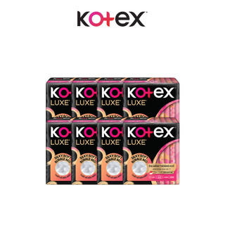 Combo 8 Băng vệ sinh Kotex LUXE Ngày Cánh 23cm 8 miếng