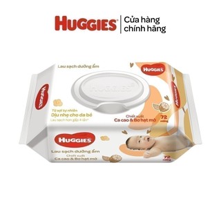 [Live Độc Quyền] Thùng 12/16 gói khăn giấy ướt không mùi/ có mùi/golden wet cho trẻ sơ sinh HUGGIES Gói 72/80 tờ