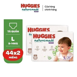 [Live Độc Quyền] Combo 2 gói Tã quần Huggies Skin Perfect Mega Jumbo & Tã/Bỉm quần/dán NatureMade