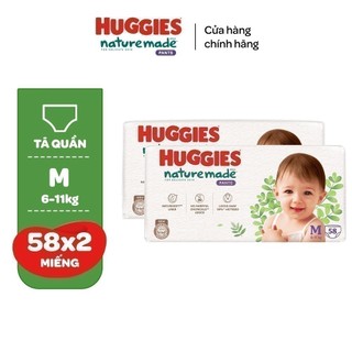 [Live Độc Quyền] Combo 2 gói Tã quần Huggies Skin Perfect Mega Jumbo & Tã/Bỉm quần/dán NatureMade