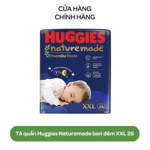 Tã quần Huggies Naturemade ban đêm XXL 26