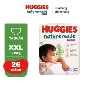 Tã/Bỉm quần Huggies NatureMade Platinum M58/L44/XL38/XXL26/XXXL28