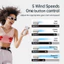 Quạt Cầm Tay Mini JISULIFE Life 9 3600/5000mAh, 5 Cấp Độ Gió, Sử Dụng Đến 12 Giờ, Bảo Hành 12 Tháng