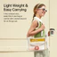 Quạt Cầm Tay Mini JISULIFE Life 4 Cấp Gió 3600/5000mAh Màn Hình LED, Bảo Hành Chính Hãng 12 Tháng