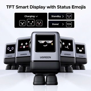 Củ sạc nhanh Robot Ugreen Uno 100W | Công nghệ GaN | Sạc 4 thiết bị cùng lúc | Bảo hành 18 tháng 1 đổi 1 | 45514B