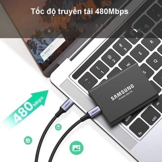 Cáp sạc Type C to Type C Ugreen US316 US334 PD100W - QC 4.0 | Tốc độ truyền 480Mbps | Bảo Hành 18 tháng 1 đổi 1 | 70427